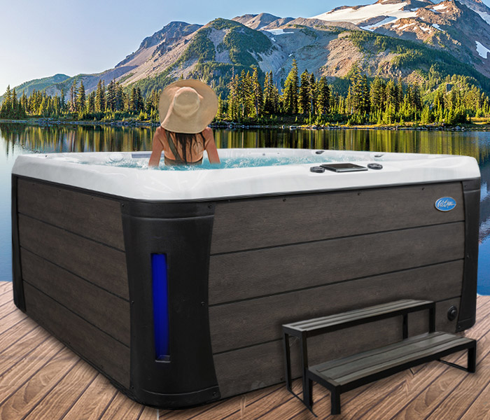 Calspas hot tub being used in a family setting - hot tubs spas for sale Hampshire